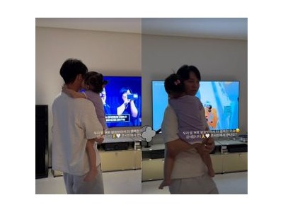 이승기 불후의 명곡 우승 후 딸 뽀뽀 세례 받고 기쁨