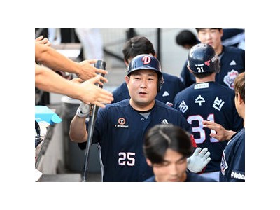 양의지 38살 포수로 역대 3번째 타격왕 도전 중