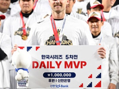 톨허스트가 한국시리즈 우승을 향한 청부사로 등장