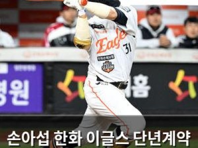 손아섭 한화 이글스 단년계약 결심