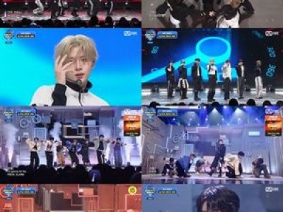 알파드라이브원 첫 음악방송에서 뜨거운 반응
